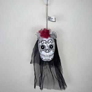 Holiday Lane Day of the Dead Sugar Skull Bride (with Fabric Veil)